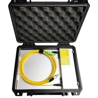 Caja OTDR de cable de fibra óptica Multifibra a prueba de polvo IP67, caja de lanzamiento de plástico duro, Compatibilidad de red Wi-Fi 4G 3G