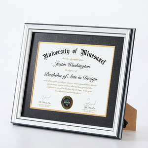 A4 Kích Thước PS Chất Liệu Nhựa Khung Ảnh Cao Đẳng Giấy Chứng Nhận Và Tài Liệu Tốt Nghiệp Bằng Tốt Nghiệp Hình Ảnh Khung Với Đứng Khung - Product Image 2