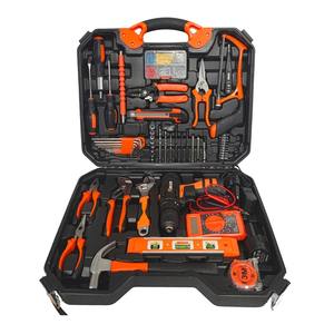 Ensemble d'outils électriques de 120 pièces pour le travail du bois, perceuse à percussion et réparation domestique, pour électriciens et applications industrielles - Product Image 1