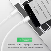 Cable de Carga Rápida USB C a USB C de 60W, 1M 2M 5A, Cargador USB C para Teléfono Móvil Samsung, Compatible con Cámara, Computadora, Banco de Energía