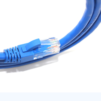 Kabel Patch Ethernet UTP Cat6a OEM 6ft RJ45 Cat5e/Cat6/Cat7/Cat8 dengan Konduktor Tembaga Murni, Selubung PVC LSZH, Bersertifikasi CE/ROHS