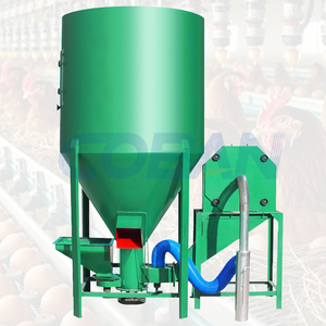 Mélangeur-broyeur d'aliments combiné vertical pour petites exploitations agricoles, capacité 500-1000 kg par lot, pour la vente en Afrique et en Asie - Product Image 1