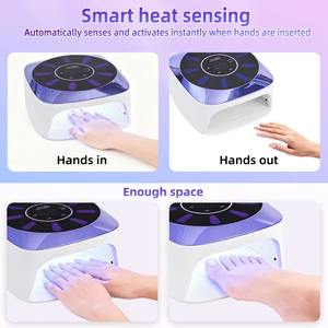 Large Space UV LED <strong>Nail</strong> Lamp Rechargeable <strong>Nail</strong> Dryer With Smart Sensor Professional UV Lamp for <strong>Nails</strong> Manicure Pedicure Lamp - Product Image 4