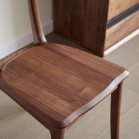 Chaises de salle à manger en bois massif au design moderne avec revêtement en tissu pour restaurant, café ou villa - Prix d'usine - Mobilier de restaurant