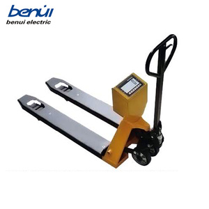 Transpalette manuel numérique avec balance intégrée 2000 <span class=keywords><strong>kg</strong></span> – Transpalette hydraulique manuel avec pèse-personne - Product Image 5