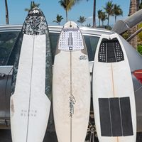 Ensemble de tapis de traction pour planche de surf EVA, tapis antidérapant pour planche de skimboard, avec sac de transport pour les sports nautiques en haute mer