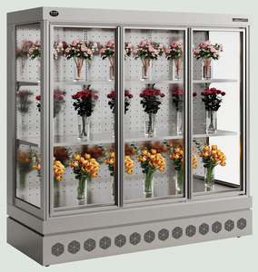 Réfrigérateur commercial refroidi par air à porte en verre avec affichage floral et congélateur à dégivrage <span class=keywords><strong>automatique</strong></span> - Product Image 5