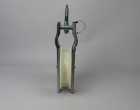 SHD-120*30 Poulie à câble simple en acier avec anneau en nylon, rouleau de câble, outil auxiliaire pour la construction de câbles