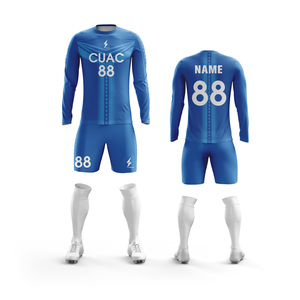 Camiseta de Fútbol Personalizada de Manga Larga 25/26, 100% Poliéster, Sublimación, Traje de Entrenamiento de Fútbol, <span class=keywords><strong>Ropa</strong></span> de Fútbol para <span class=keywords><strong>Portero</strong></span> - Product Image 2