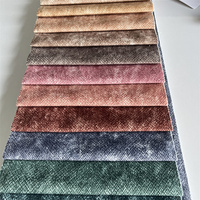 Tissu en velours brûlé de luxe résistant à l'eau imprimé sur mesure 100 % polyester pour canapé, mobilier de maison, textiles et rideaux pour filles