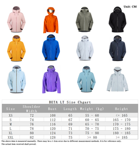 <span class=keywords><strong>Veste</strong></span> d'extérieur en tissu enduit imperméable à capuche rigide avec fermeture à glissière coupe-vent respirant col montant pour la randonnée Trekking - Product Image 6