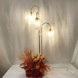 Accessoires dorés Dragon Ball en fer forgé 3 têtes Time Road Cité 1.5M Nouvelle salle de mariage Bienvenue Scène Lumières décoratives. - Product Image 6