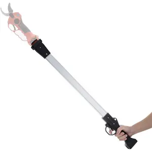 32 Inch Garden Tool Accessory Foldable Folding Electric Pruning Shear 3 Stage Sturdy Pole Aluminum Alloy Rod Extension Rod