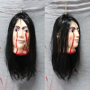 Mascarilla de látex para Halloween, máscara de Horror para fiesta, disfraz de Cosplay con chaleco, cubierta facial de látex realista - Product Image 6