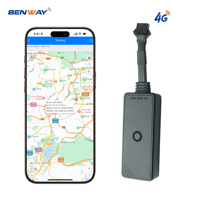 Rastreador GPS Benway BW03A GLONASS 4G LTE con Tarjeta SIM, Corte Remoto de Combustible, PCS y LBS para Motocicleta - 1 Año de Aplicación IOS/Android