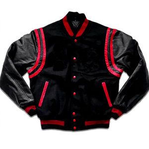 Delta | Sigma | Theta Sorority Embroidered Women's Baseball Jacket <b>Wool</b> Body Leather Sleeves Letterman Jacket Style Greek - Product Image 1
