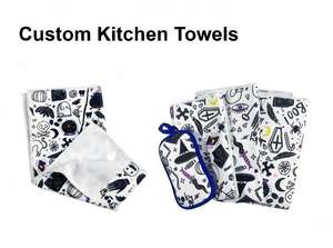 Paños de Limpieza de Microfibra Personalizados con Impresión Personalizada, Secado Rápido, Súper Absorbentes, Antimicrobianos, Ecológicos, para Cocina - Product Image 2