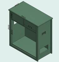 Buffet moderne en MDF vert sauge, armoire de rangement à 2 portes, grande capacité, style minimaliste, panneau plat, pour salon, entrée