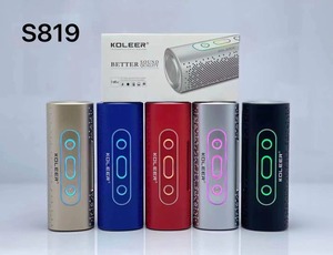 New Model Koleer S819 Speaker Wireless Bt 360 Sound Home Music Bass Speaker