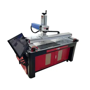 Dealer 50w Fiber Laser Marking Machine Private Customized Oversized Size Desktop Metal Steel Laser Engraving Machine