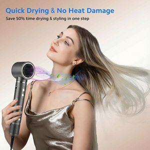 Ensemble multi-styler pour cheveux PRITECH, sèche-cheveux haute vitesse 1400 W, <span class=keywords><strong>brosse</strong></span> sèche-cheveux professionnelle avec machine à boucler et à lisser - Product Image 6