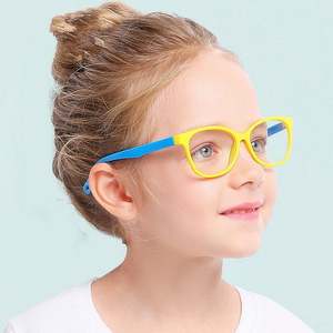 Gafas de Moda para Niños y Niñas con Logotipo Personalizado, Gafas TR90 Anti-Radiación, Gafas Cuadradas Anti-Luz Azul para Niños - Product Image 3