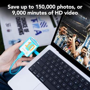 렉사 512GB SL260 에어 아르헨티나 디자인 휴대용 SSD AFA 에디션 USB 3.2 Gen 1 400MB/s 읽기 속도 (LSL260X512G-BNXNU) - Product Image 3