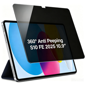 360 °   Pellicola Protettiva Privacy a 4 Vie per Samsung <span class=keywords><strong>Galaxy</strong></span> Tab S10 FE 10.9 2025, Vetro Temperato Compatibile con Cover - Product Image 1