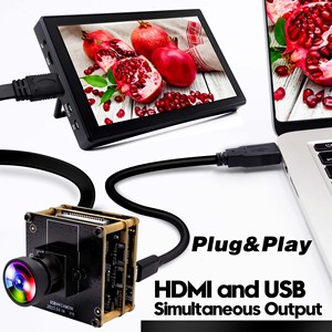 Module de caméra USB HD <span class=keywords><strong>4K</strong></span> 30fps IMX415 H.265 avec zoom numérique 2X, mini caméra vidéo USB avec objectif 120 degrés pour PC et <span class=keywords><strong>projecteur</strong></span> - Product Image 2