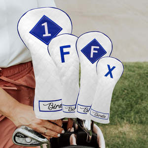 Housse de tête de driver de golf en cuir PU imperméable, modèle vierge, pour clubs de golf en bois, design exclusif – Offre Spéciale - Product Image 4