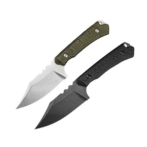 Outdoor Full Handle Small Straight Utility Knife 3.23 Inch <b>Camping</b> Anti-skid EDC Hunting Fishing Survival <b>Tool</b> OEM DIY - Product Image 1