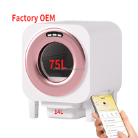 Litière pour chat électrique 75L anti-odeurs, nettoyage facile, intelligente et automatique, avec contrôle WiFi par application et capteur de gravité infrarouge