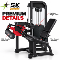 SK Commercial Gym Equipment Machines Pin Loaded Seated Leg Curl Machine Hamstring Curl Training for Fitness Club And Gym Buyers