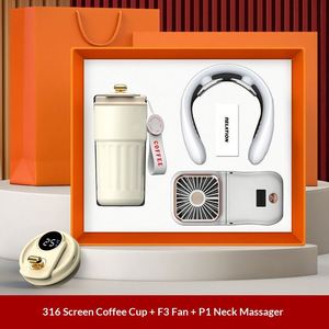 Regalos Personalizados OEM para Clientes, Incluyen Regalos de Bienvenida para Empleados, Ventilador, Masajeador Cervical, Taza de Café y Set de Regalos Empresariales - Product Image 4