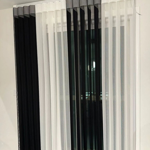 <span class=keywords><strong>Bande</strong></span> de lamelles de stores verticaux texturés Wifi stores verticaux électriques <span class=keywords><strong>rideau</strong></span> de fenêtre d'hôtel à moteur - Product Image 3