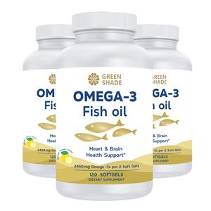 Hot Spot Sale 2150 mg d'huile de poisson <span class=keywords><strong>super</strong></span> efficace oméga-3 contient de l'EPA et du <span class=keywords><strong>DHA</strong></span> pour favoriser la santé du cerveau, des yeux, du cœur et du système immunitaire - Product Image 2