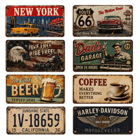 Plaque de signalisation en métal Harvest Road Pumpkin Autumn Farmhouse, imprimée UV, couleur personnalisée, style moderne antique