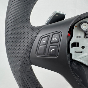 <span class=keywords><strong>Volante</strong></span> de Cuero Completo con Calefacción y Vibración para BMW Serie E, Compatible con E90 E60 E46 E92 M3 E87 <span class=keywords><strong>E39</strong></span> X5 E70 X6 E71 E82 E93 E36 E91 - Product Image 4