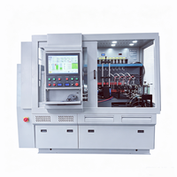 CR918S Banco de Pruebas Multifuncional para Inyectores Common Rail, Máquina de Prueba Simultánea para 4 Inyectores de Combustible, Compatible con Sistemas CRI, CRP, EUI, EUP, HEUI