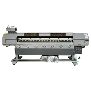 Double xp600 head eco solvent printer 1.8m large format printing machine fast shipping