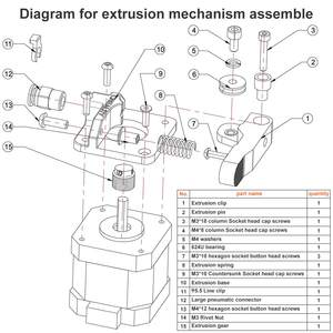 Actualización del Extrusor Creality Ender 3, Alimentador de Metal, Piezas de Impresora 3D para Ender 3 Pro 3S V2 Max CR 10, Gris - Product Image 5