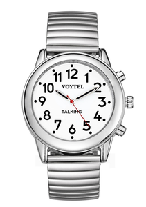 Reloj Hablante en Inglés/Francés/Alemán/Español/Italiano, Sonido Claro y Fuerte, con Función de Timbre Cada Hora, para Personas con Discapacidad Visual - Product Image 3