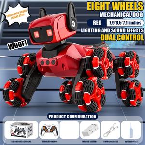 Cross-Border New Huit-Wheel Stunt RC Car Jouet pour enfants Mécanique <span class=keywords><strong>Chien</strong></span> Secouer <span class=keywords><strong>la</strong></span> tête Télécommande électrique Fabriqué - Product Image 6