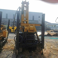 Foreuse hydraulique DTH JR180 d'occasion pour puits d'eau, 180 m, avec pompe et moteur
