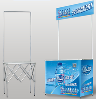 Qualité garantie, taille personnalisée, cadre pliable en alliage d'aluminium, présentoir de produits, comptoir Led, Table de Promotion