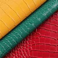 Cuir synthétique PVC imitation crocodile imperméable extensible pour valises, sacs à main, ceintures, chaussures, canapés, meubles, décoration automobile