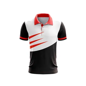 Quick Dry Breathable Sport Polyester Spandex Custom Plus Size Men Running Golf Polo Shirts