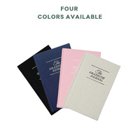 Venta caliente Personalización completa Estampado en caliente Gratitud Logo Impresión Diario Beige Lino Jurnaling Notebook Suministros