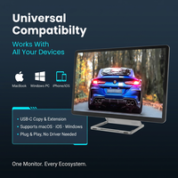 Monitor Portátil Táctil de 15.6 Pulgadas FHD 1080P, Laminación Completa INCELL, USB-C Mini, Compatible con Mac, iOS, Windows, PS4, PS5, Switch