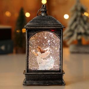 Lámpara de Globo de Nieve Navideña con Luz, Adorno de Escritorio con Papá Noel, Decoración para Ventana, Regalo - Product Image 6